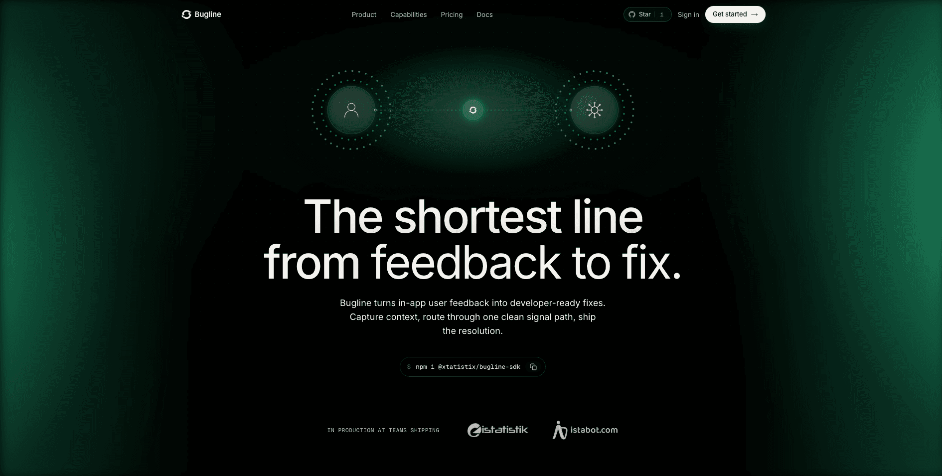 Bugline screenshot